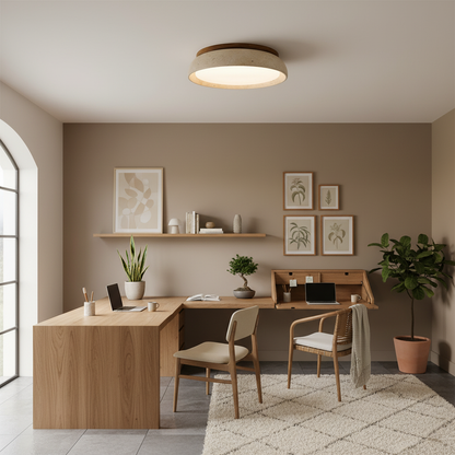 Stylish Circular LED Ceiling Fixtures for Home
