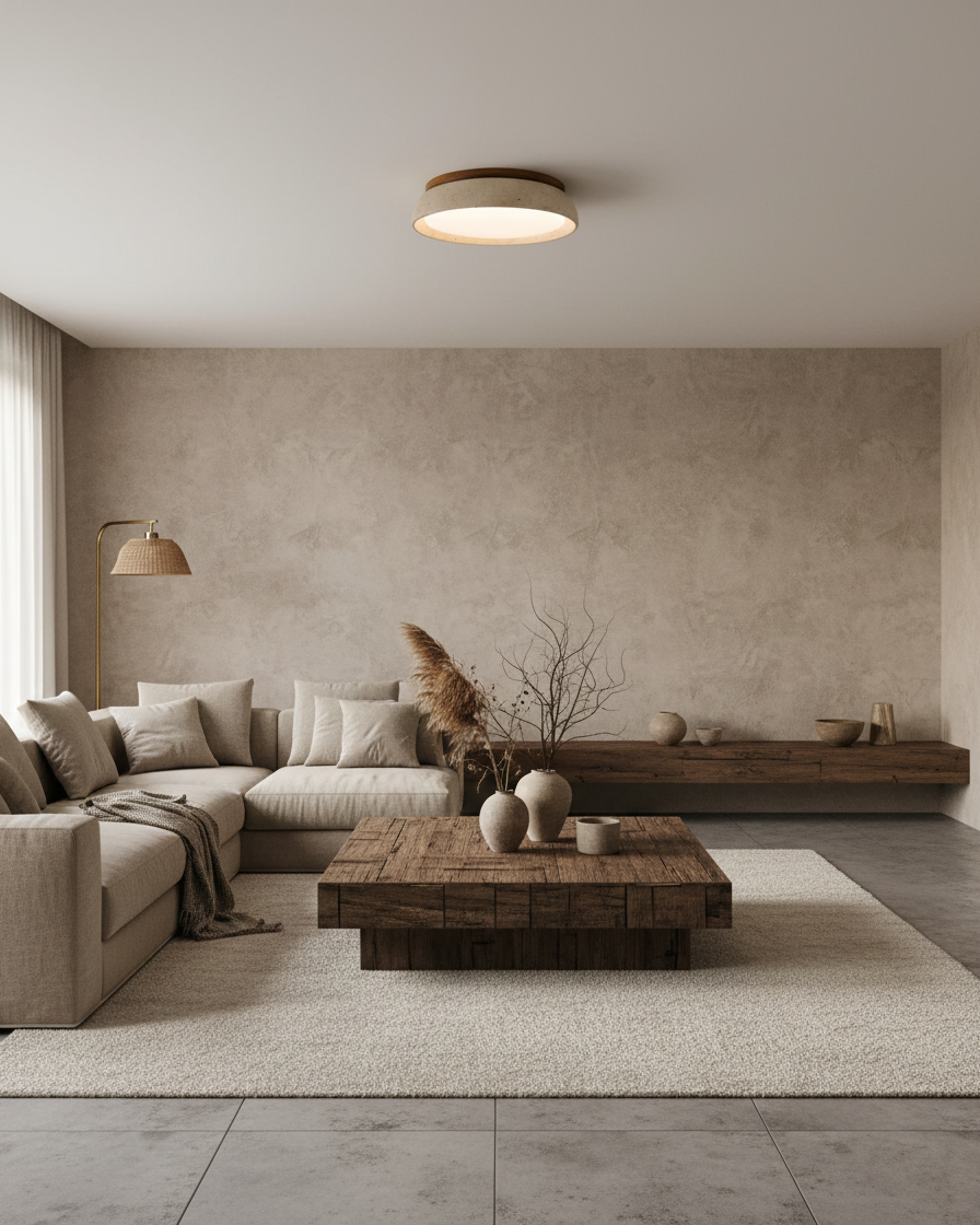 Stylish Circular LED Ceiling Fixtures for Home