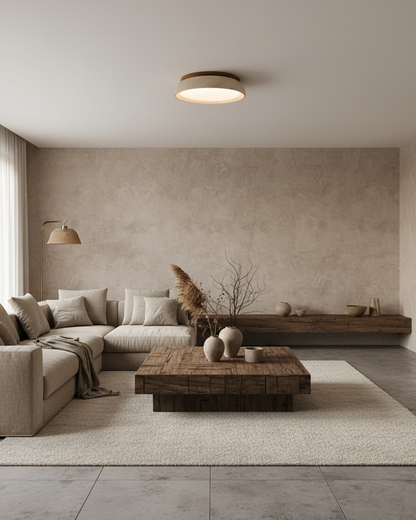 Stylish Circular LED Ceiling Fixtures for Home