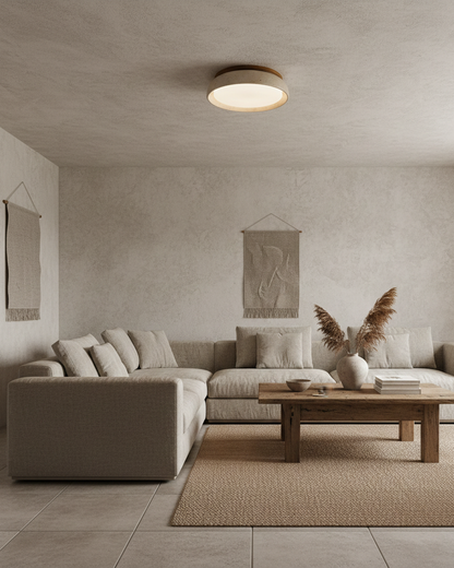 Stylish Circular LED Ceiling Fixtures for Home