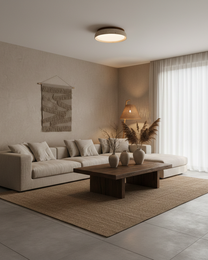 Stylish Circular LED Ceiling Fixtures for Home