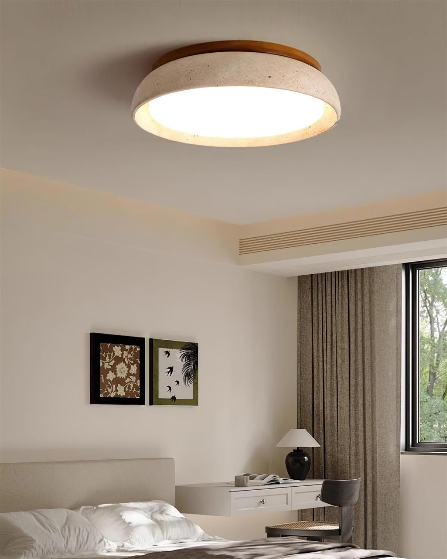 Stylish Circular LED Ceiling Fixtures for Home