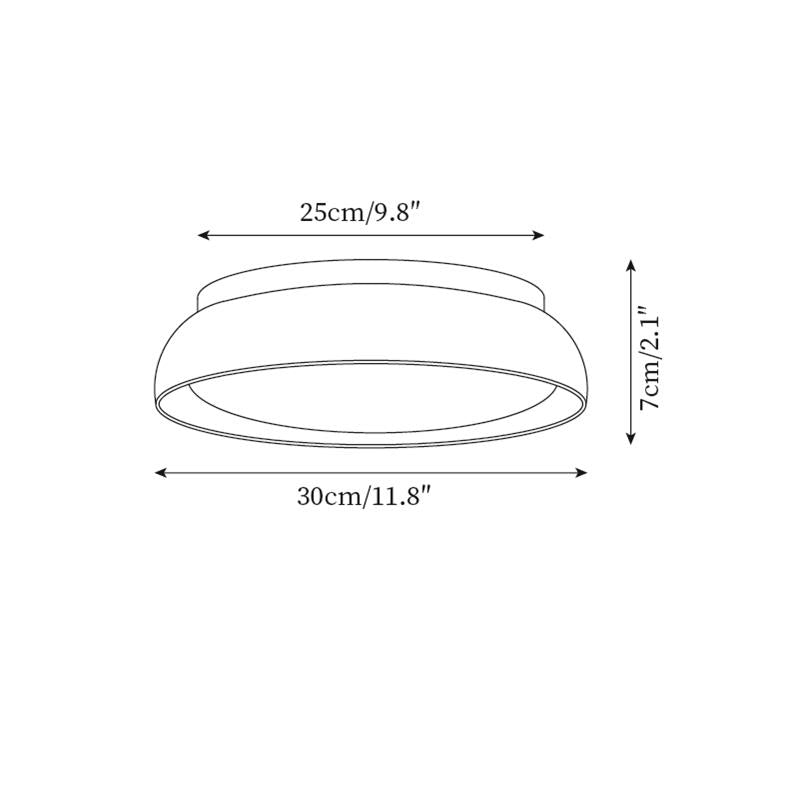 Stylish Circular LED Ceiling Fixtures for Home