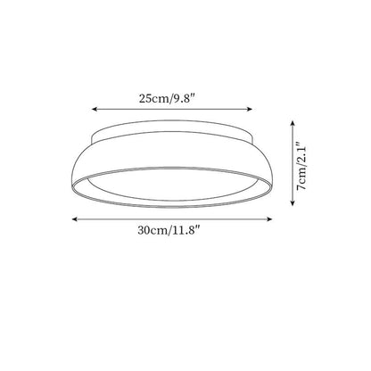 Stylish Circular LED Ceiling Fixtures for Home
