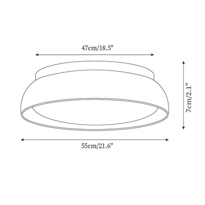 Stylish Circular LED Ceiling Fixtures for Home