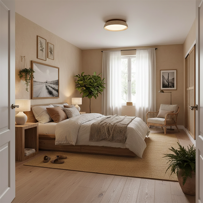 Stylish Circular LED Ceiling Fixtures for Home