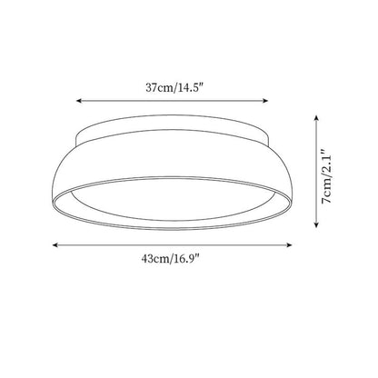 Stylish Circular LED Ceiling Fixtures for Home