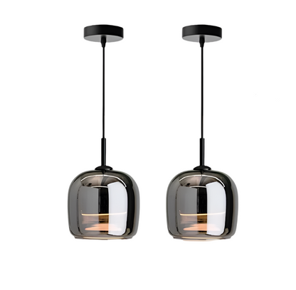 Modern Glass Hanging Kitchen Light Fixture