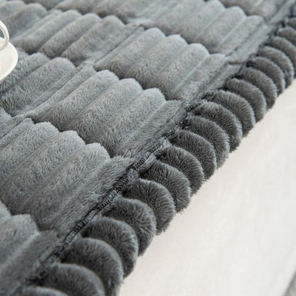 Soft Couch Cover with Ruffled Trim