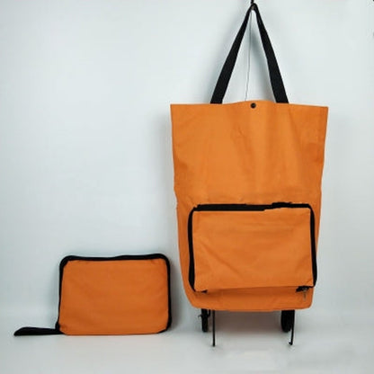 Collapsible Rolling Grocery Cart Bag