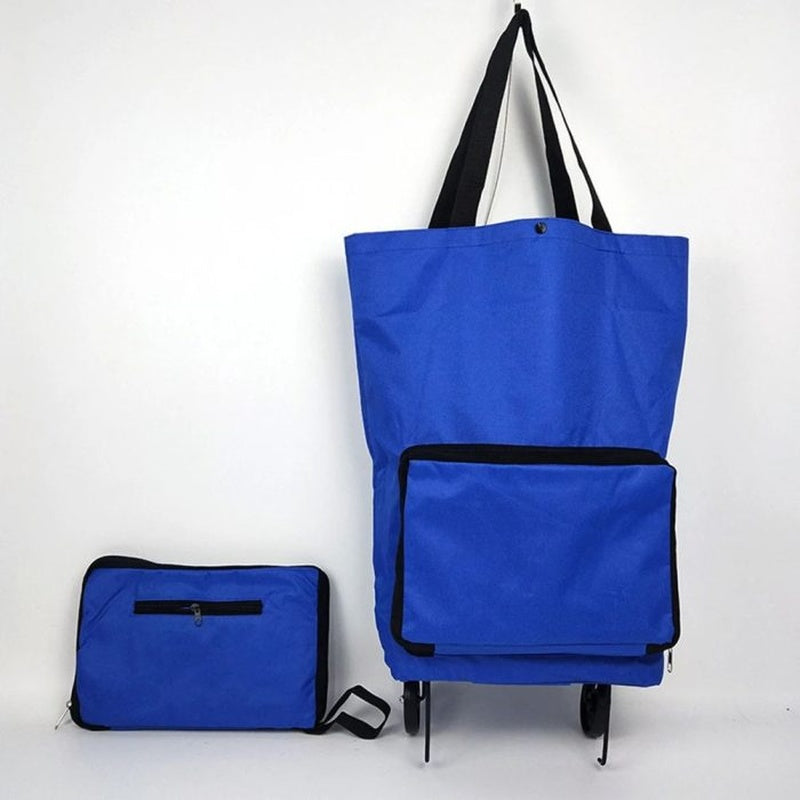 Collapsible Rolling Grocery Cart Bag