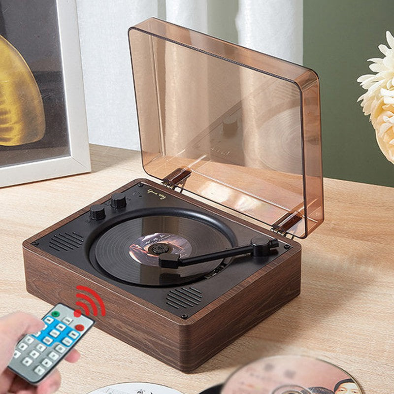 Portable Retro CD Player with Bluetooth and Built-In Speakers