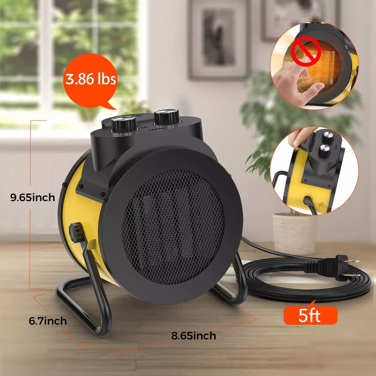 Compact Indoor Outdoor Space Heater - Pexav