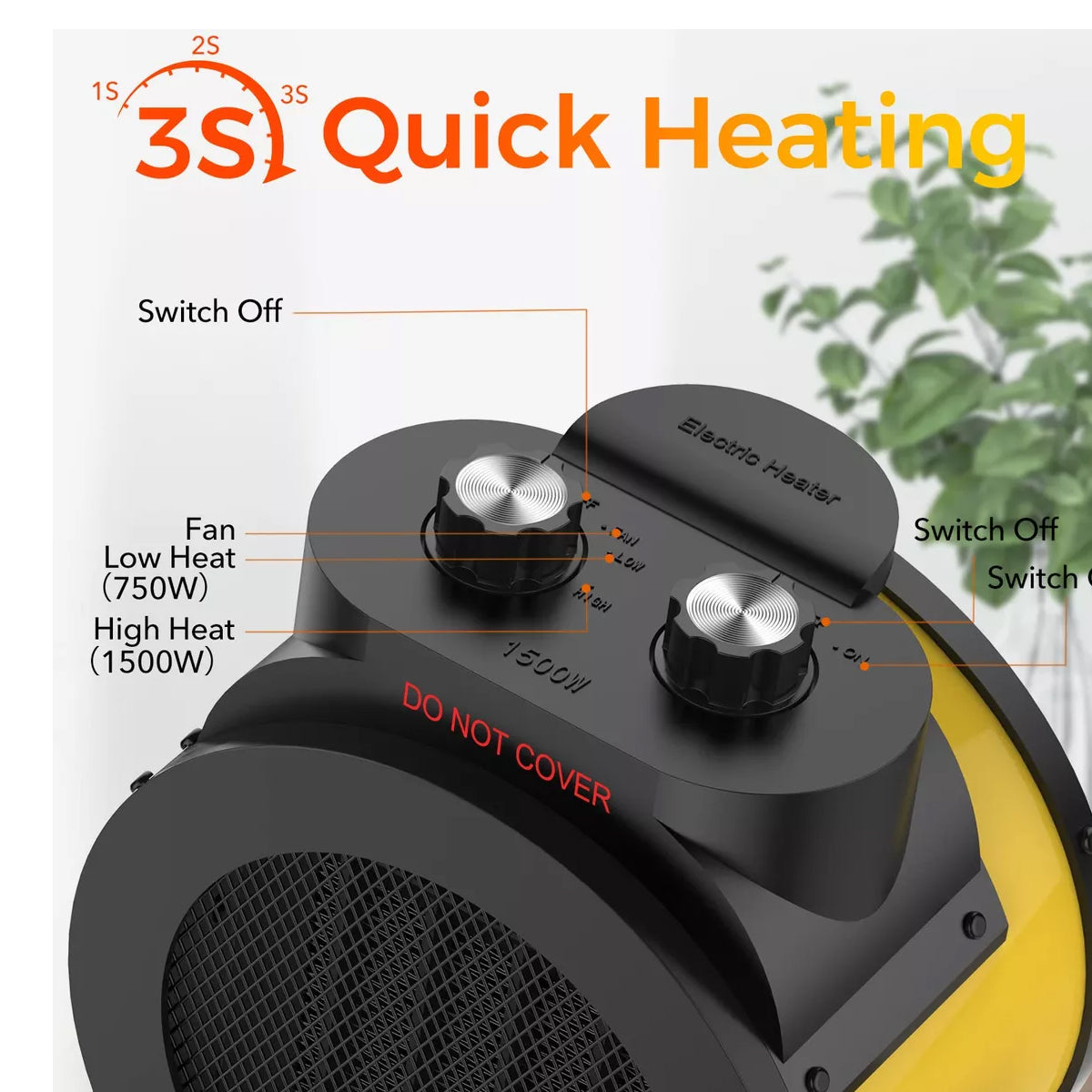 Compact Indoor Outdoor Space Heater