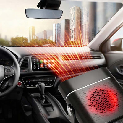 Portable 12V Car Heater with Fast Heating and 2-in-1 Fan Functionality – 360-Degree Rotating Auto Heater for Winter Comfort 2
