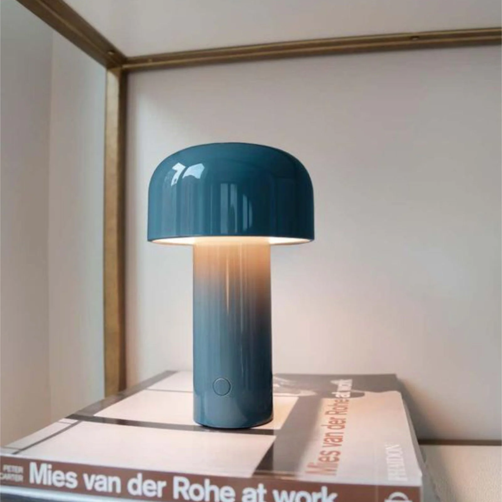 Portable Cordless Table Lamp with Whimsical Mushroom Design – Rechargeable Battery Operated Bedside Lamp for Cozy Spaces 5