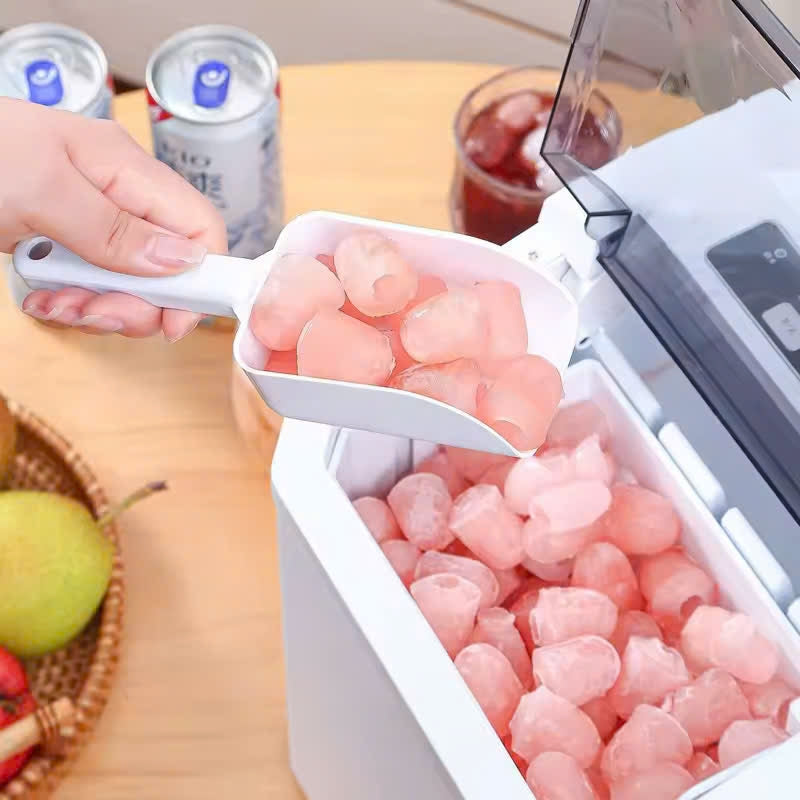 Portable Ice Nugget Maker – 26.5lbs Daily Output, Self-Cleaning, 9 Ice Cubes in 6 Minutes, Perfect for Kitchens, Parties, Camping & RVs