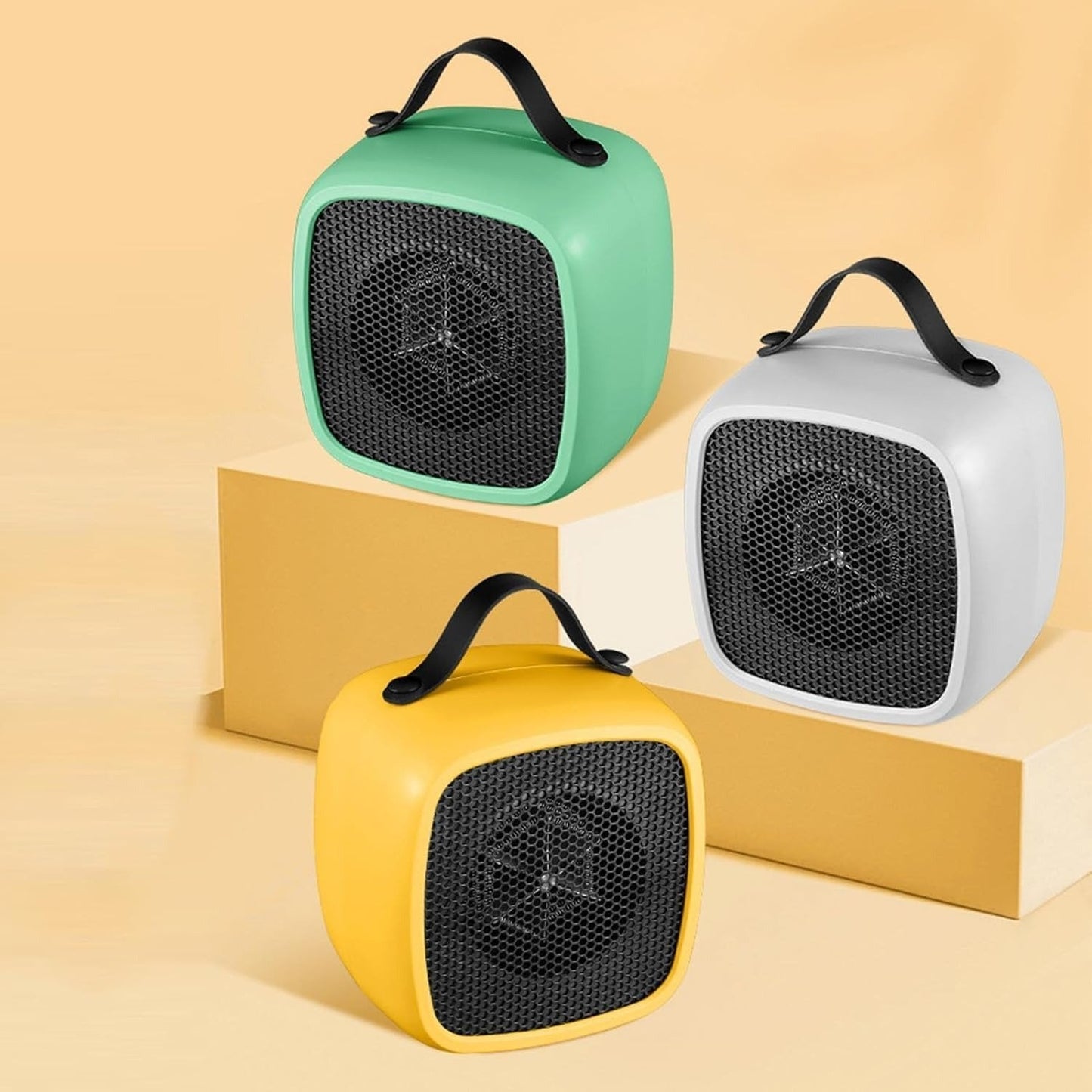 Portable Indoor Space Heater with 2-Second Fast Heating, Compact and Portable Design