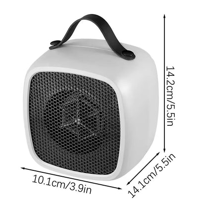 Portable Indoor Space Heater with 2-Second Fast Heating, Compact and Portable Design