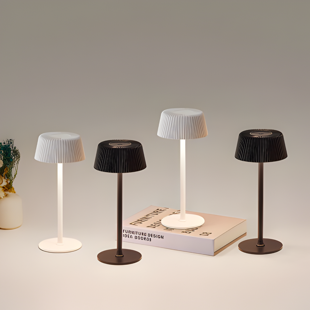 Portable Rechargeable Touch-Control LED Table Lamp – Wireless Cordless Bedside or Desk Lamp with Adjustable Brightness and Three Color Modes 2