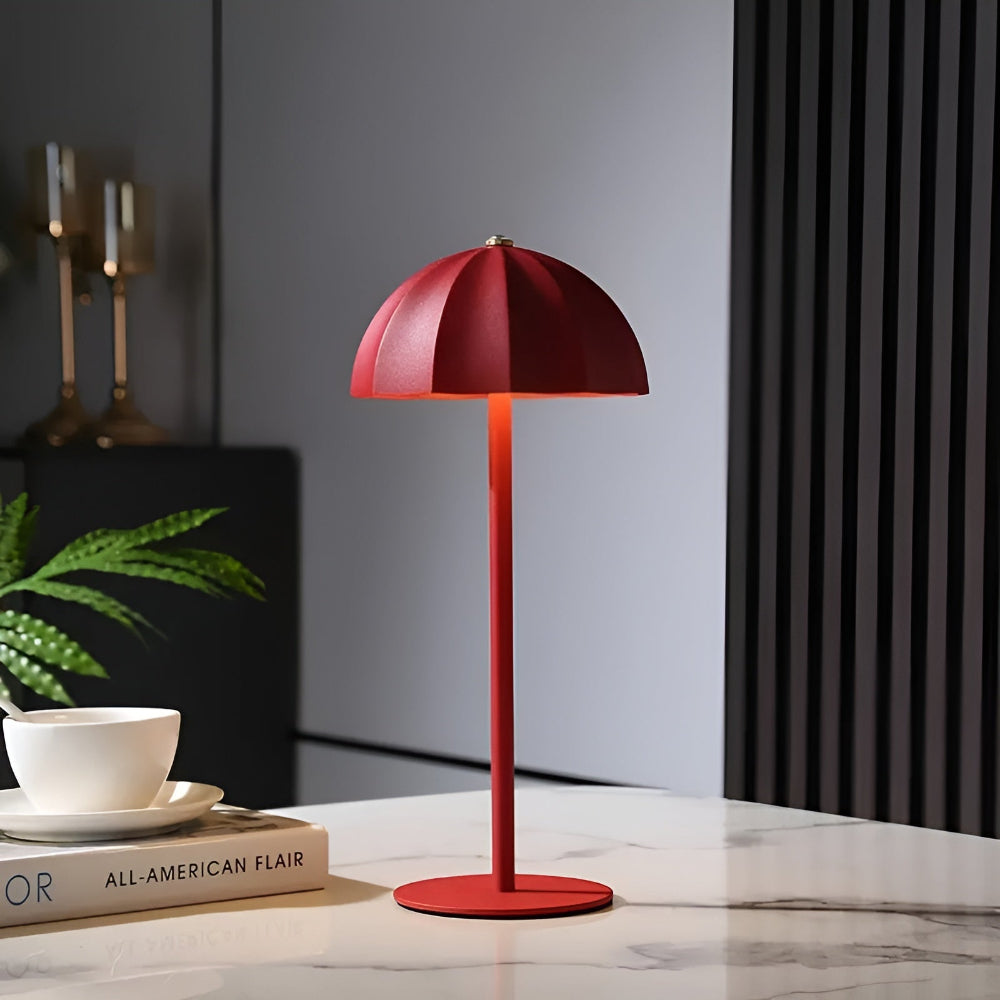 Portable Touch-Controlled LED Umbrella Lamp with Dimmable Brightness – Eye Protection, Versatile Charging, Elegant Design 3