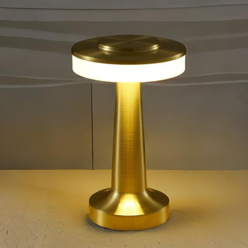 Compact Rechargeable LED Table Lamp with Adjustable Brightness - Pexav