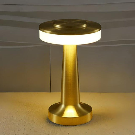 Compact Rechargeable LED Table Lamp with Adjustable Brightness - Pexav