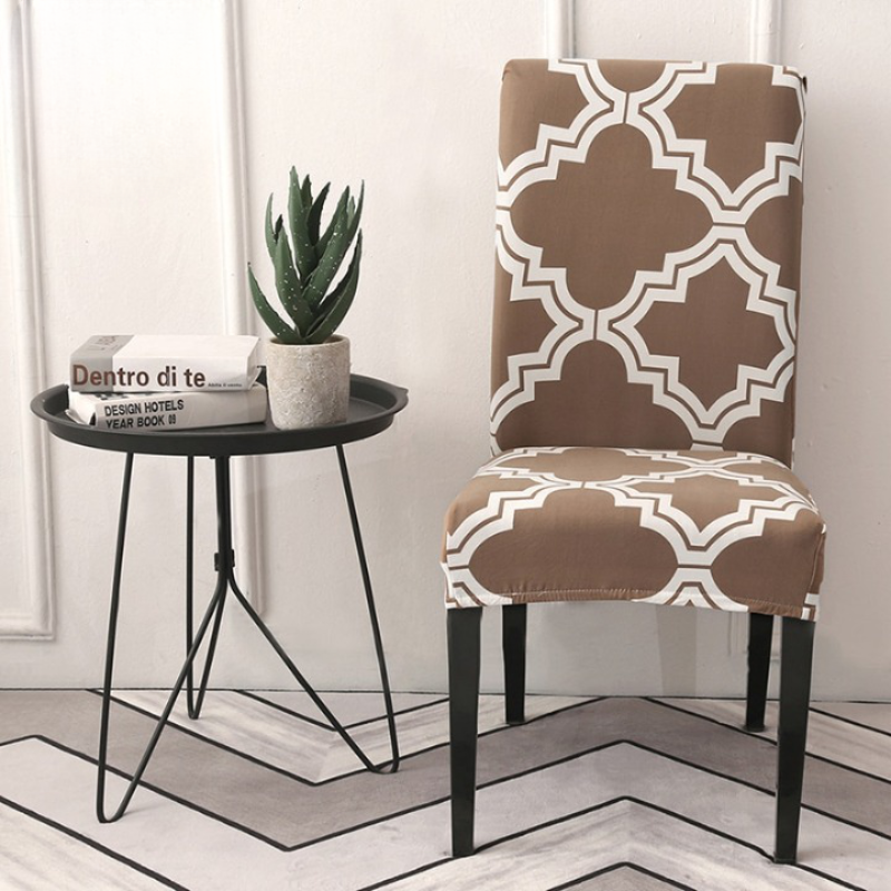 Premium Spandex Lycra Dining Chair Covers – Stylish Slipcovers for Dining Room Chairs, Elastic Fit, Machine Washable 3