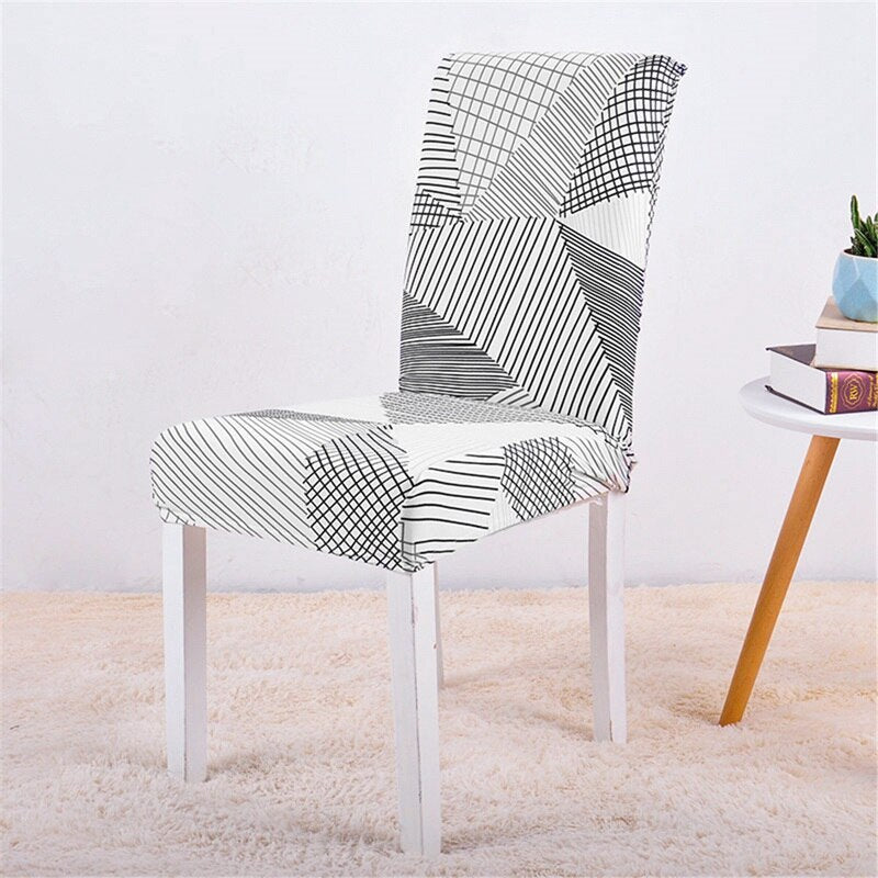 Stretchy Fabric Dining Chair Slipcovers - Pexav