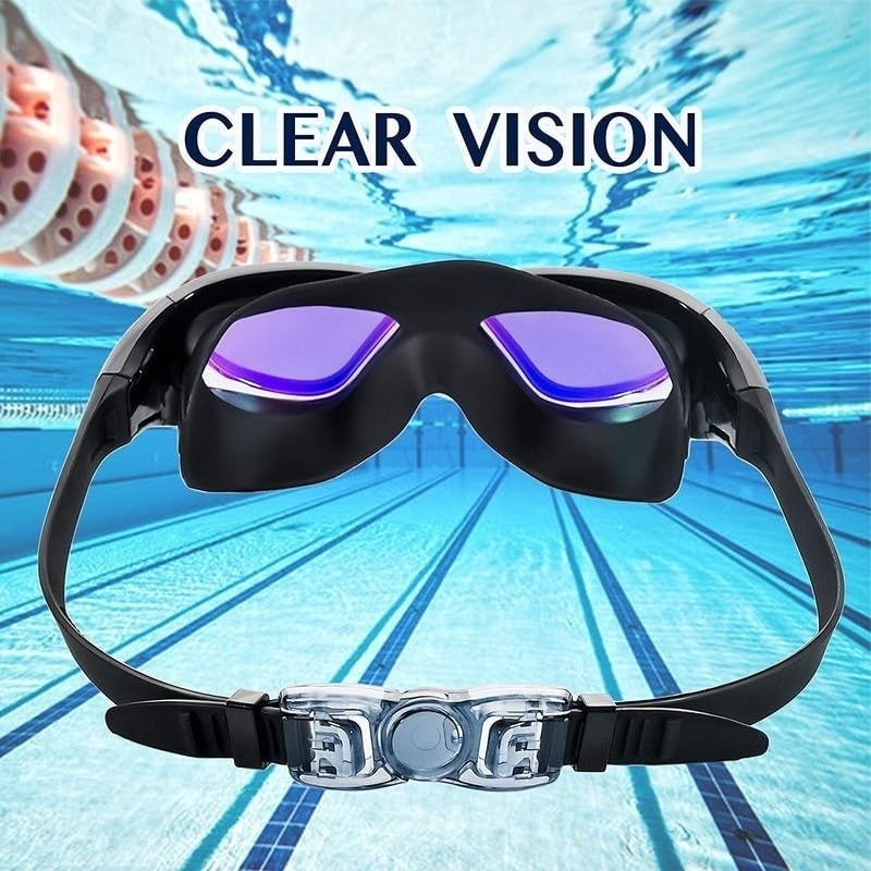 Prescription Swimming Goggles for Myopia – Anti-Fog, UV400 Protection, Clear Vision Underwater