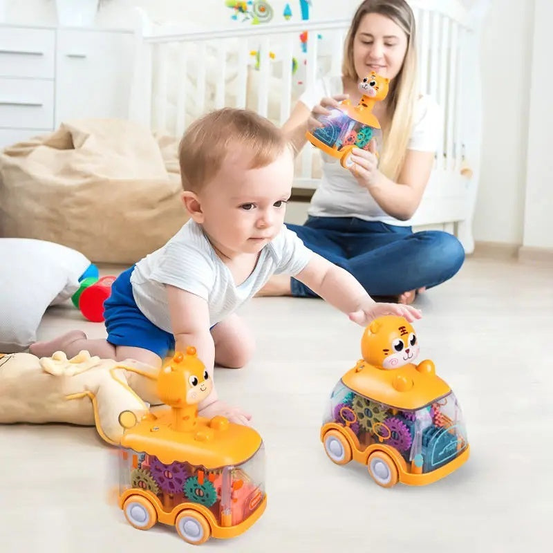 Colorful Toy Car with Lights and Music - Pexav