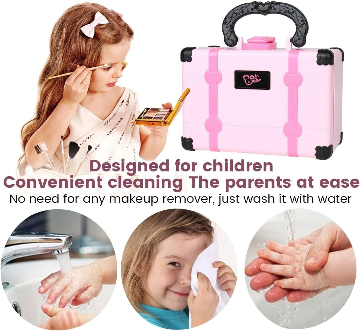 Princess Makeup Set – Glamorous and Fun for Kids, Washable & Non-Toxic, Realistic Pretend Play, Safe for Ages 3+