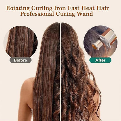 Professional 2 In 1 Rotating Iron Hair Brush