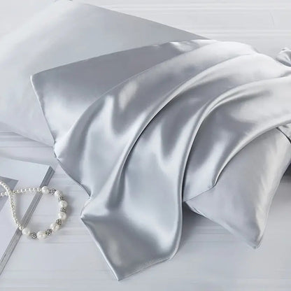Pure Silk Pillowcase Set for Standard Pillow Size – Antibacterial, Hypoallergenic, and Hair-Friendly Sheets & Pillowcases 7