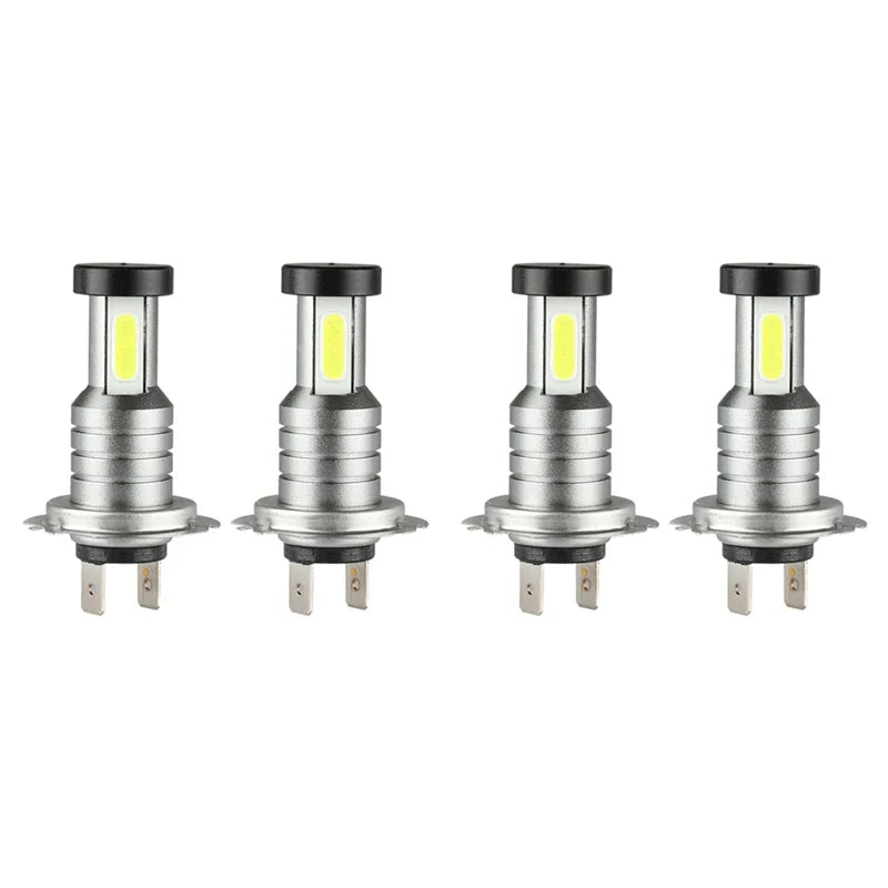 Bright 4x H7 LED Car Headlight Bulbs Kit - Pexav