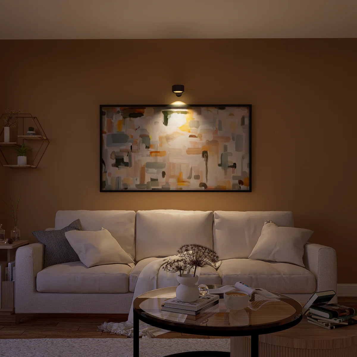 Rechargeable Magnetic Wall Light with Touch Remote and USB Charging