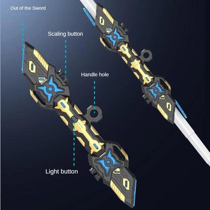 RGB Lightsaber Double Headed with 7 Color Modes, Realistic Sound & Flash Effects, Safe for Ages 6+