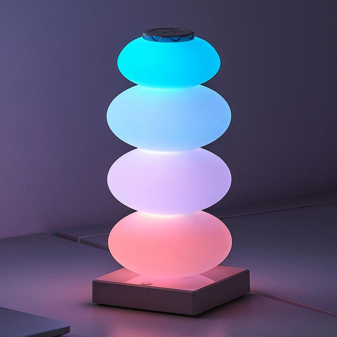 Colorful LED Bedside Lamp with Remote Control - Pexav