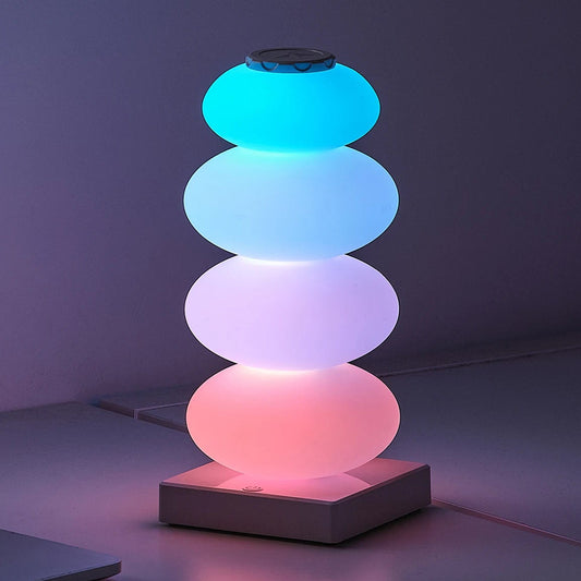Colorful LED Bedside Lamp with Remote Control - Pexav