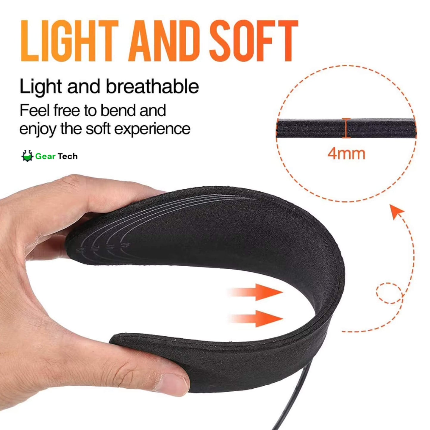 Warm Rechargeable Insoles with USB Charging