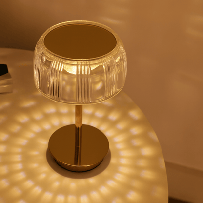 Rechargeable Jellyfish LED Table Lamp with Touch Control – Modern Acrylic Design for Bedside, Nightstand, or Home Decor 3