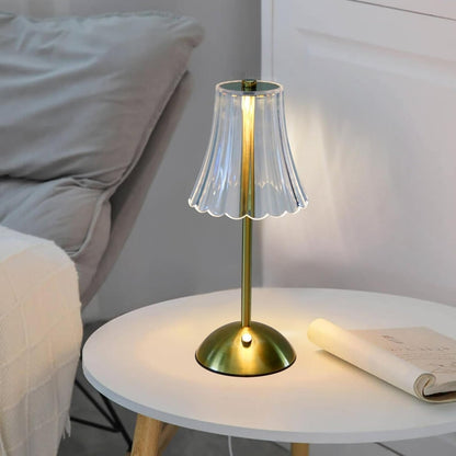Rechargeable LED Table Lamp – Cordless Touch, Stepless Brightness Adjustment, Memory Function