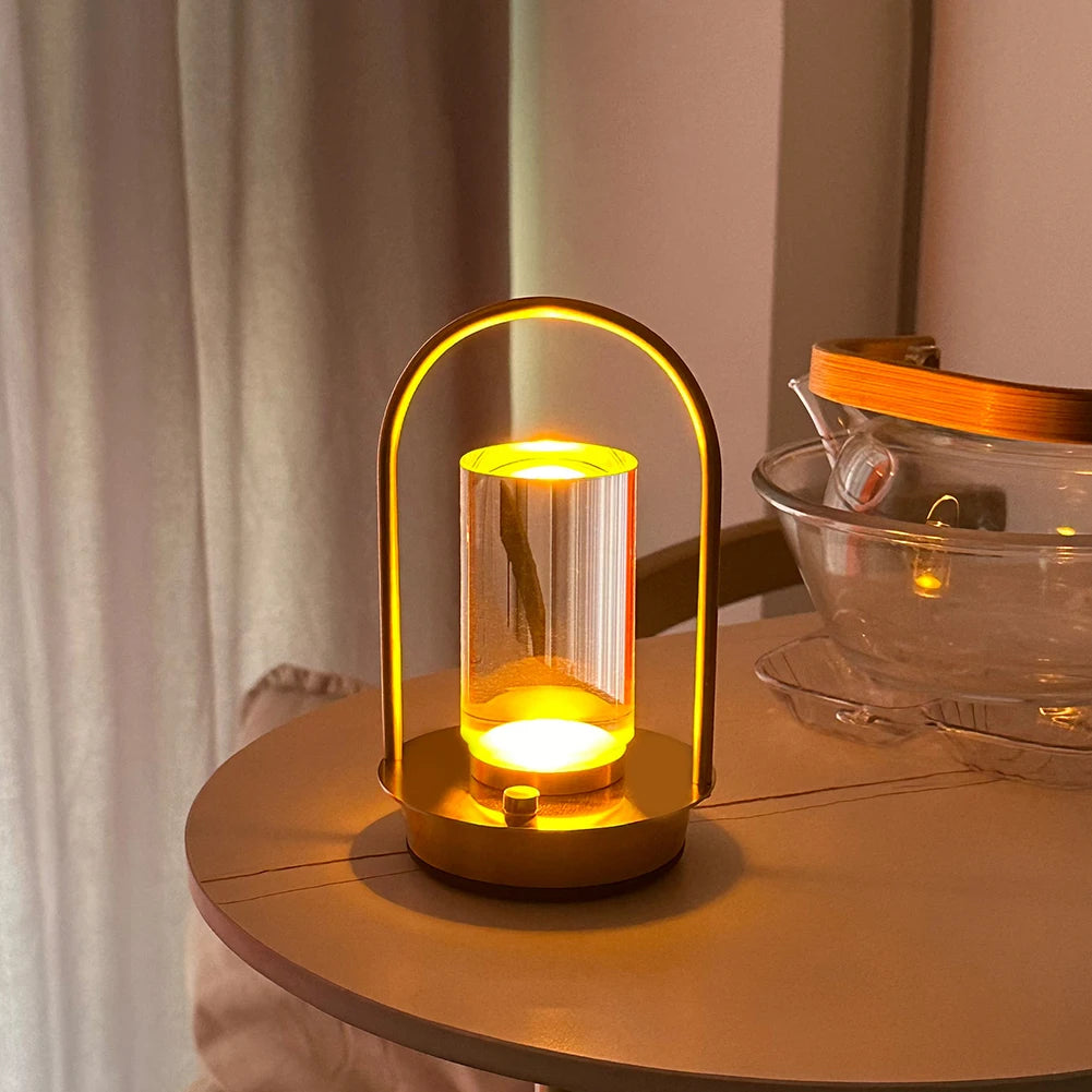 Compact LED Desk Lamp with USB Charging - Pexav