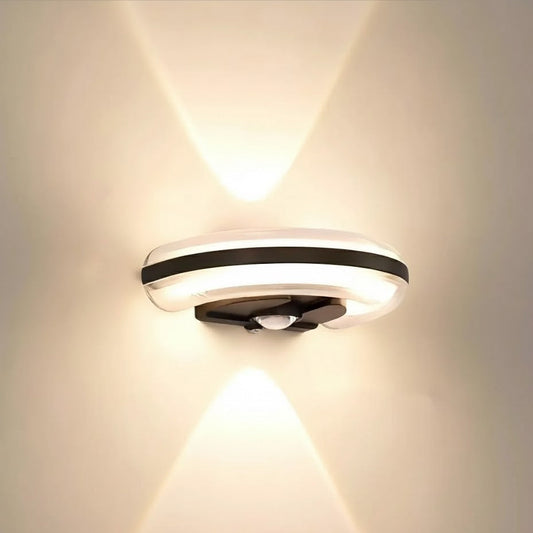 Waterproof Outdoor LED Wall Sconce with Adjustable Brightness - Pexav