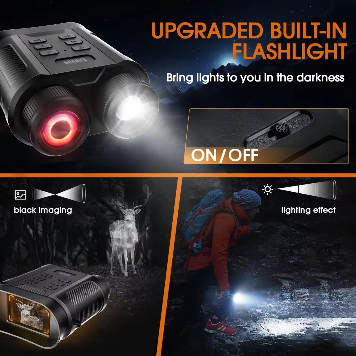 Clear Night Vision Binoculars for Low Light Conditions