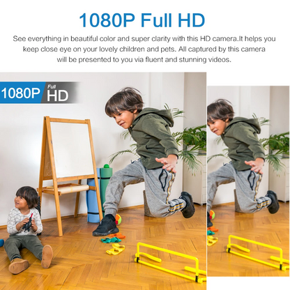 Small Wi-Fi Camera with Wide Angle Lens & Mobile Control
