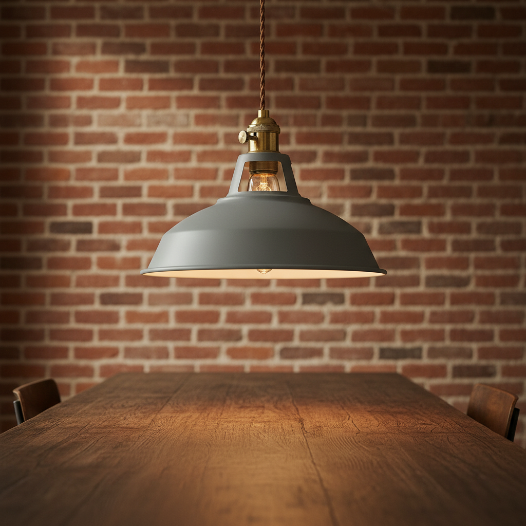 Vintage Metal Dining Lamp - Pexav