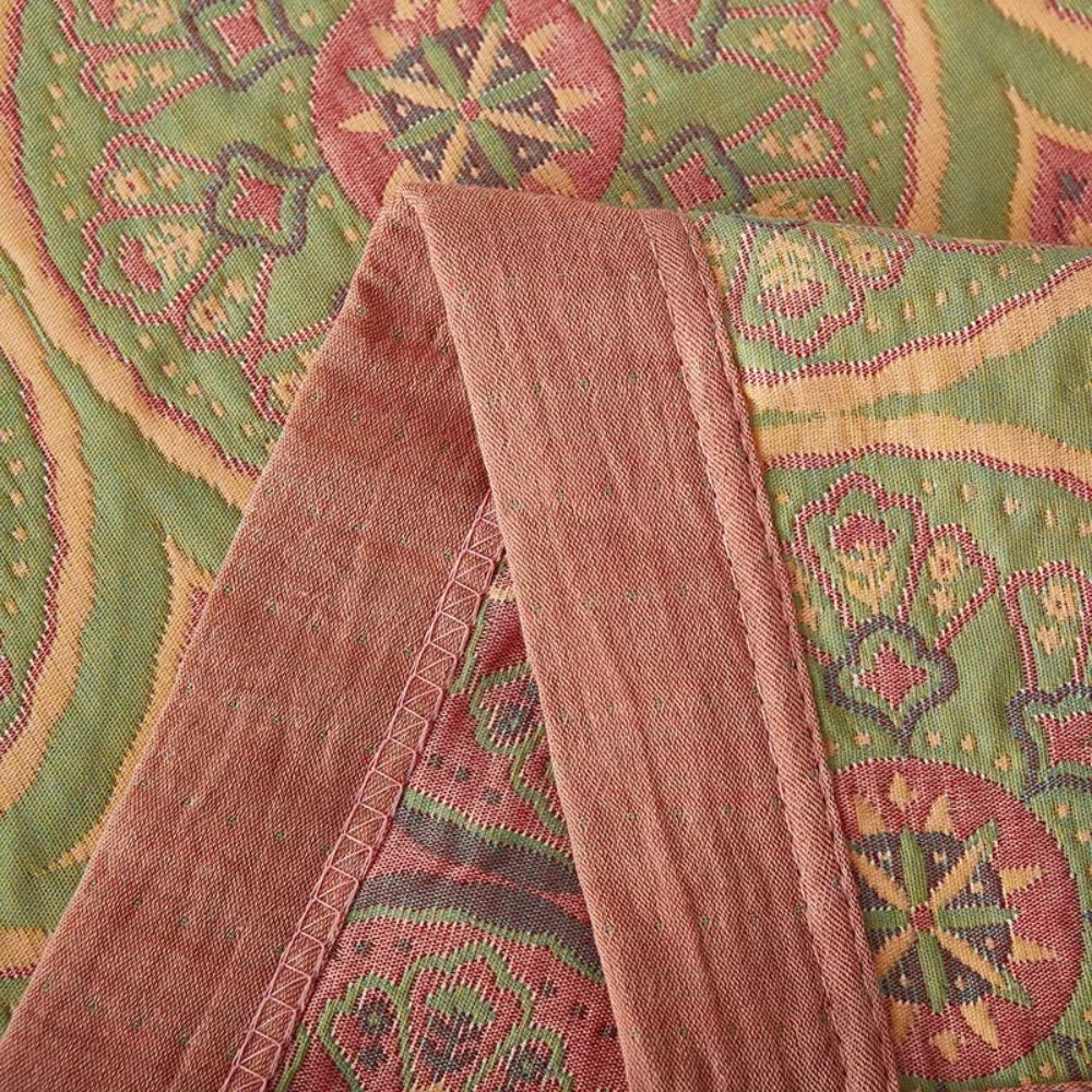 Soft Cotton Throw Blanket for Summer