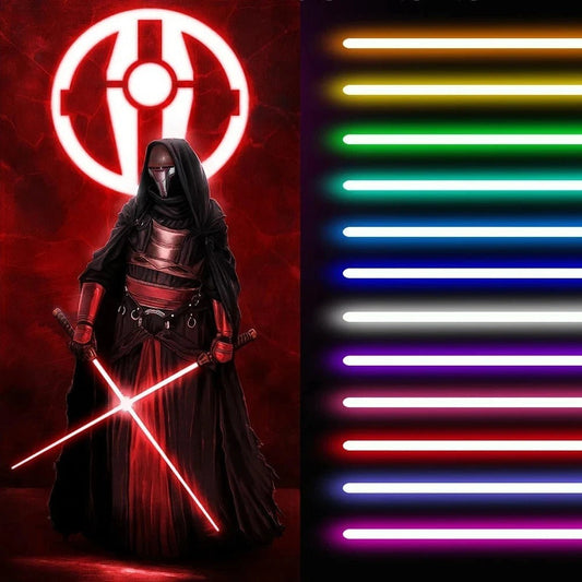 Colorful LED Lightsaber Lamp Toy with Sound Effects - Pexav