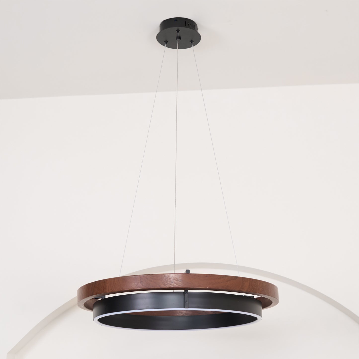Stylish Double Ring LED Ceiling Light Fixture
